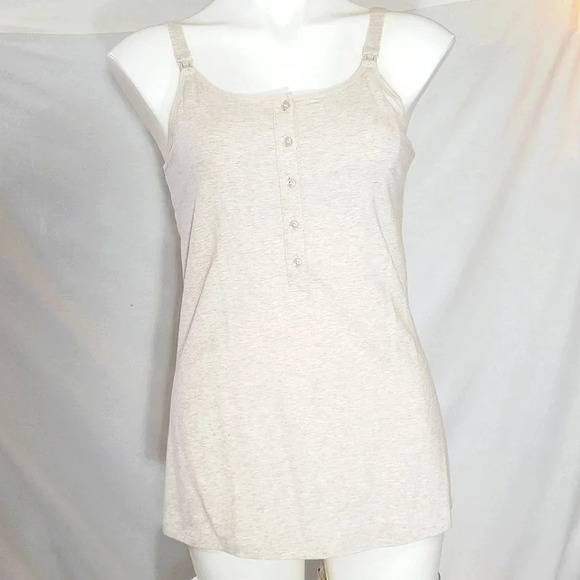Gilligan & O'Malley Other - SMALL Gilligan & O'Malley Nursing Henley Cami Oatmeal NWT
